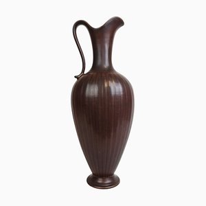 Grand Vase Mid-Century en Céramique Gunnar Nylund par Rörstrand, Suède