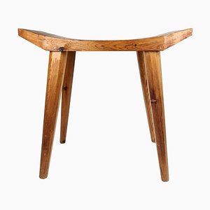 Swedish Stool in Lacquered Pine, 1970s
