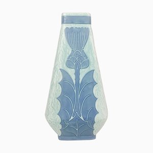 Vase Sgraffito Art Déco par Josef Ekberg pour Gustavsberg, Suède