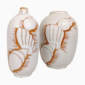 Mid-Century Vases by Anna-Lisa Thomson for Ekeby, Sweden, 1940s, Set of 2