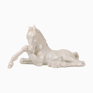 Erich Oehme für Meissen, Skulptur eines Pferdes, 1940er