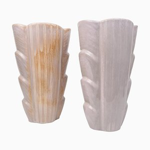 Large Mid-Century Ceramic Vases by Gunnar Nylund for Rörstrand, Sweden, Set of 2