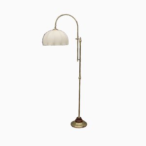 Italian Brass Adjustable Floor Lamp, 1950s