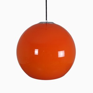 Glass Ceiling Lamp from Peill & Putzler, 1960s
