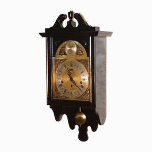 Reloj de péndulo Tempux Fugit Melux lacado en negro de Meazzi