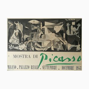 Affiche Vintage de l'Exposition Pablo Picasso Milan, Palazzo Reale, 1953