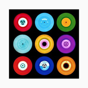 Vinyl-Kollektion, Pop Art Farbdruck, 2016