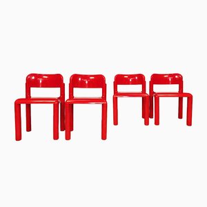 Chaises de Salon Empilables par Eero Aarnio pour UPO Furniture, 1970s, Set de 4