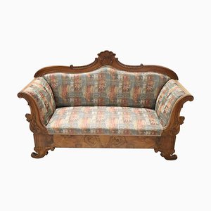 Antikes Walnuss Sofa, 1820er