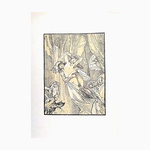 Lithographie Ferdinand Bac, the Women, 1922, Original Lithographie