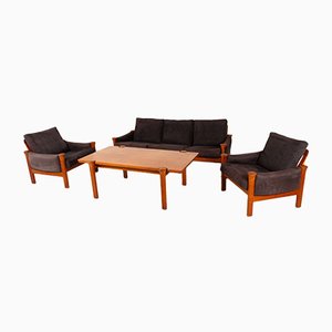 Teak Living Room Set by Arne Vodder for Cado, 1970s
