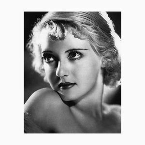 Bette Davis Eyes Archival Pigment Print Framed in Black by Alamy Archives