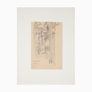 Werner Epstein - Gate - Pencil Original par Werner Epstein - 1925