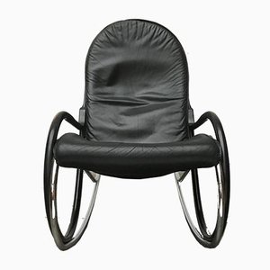 Sedia a dondolo Nonna vintage di Paul Tuttle per Strässle, Svizzera