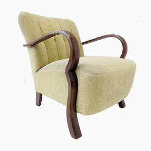 German Velour Lounge Chair, 1940s