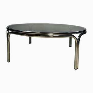 Table Basse en Verre Fumé, 1970s