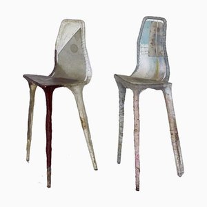 Decorative Side Chairs, 1980s, Set of 2