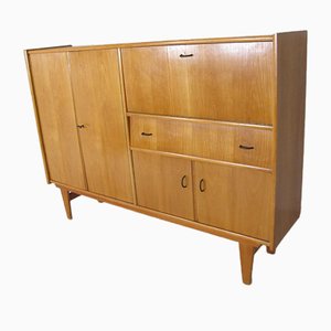 Credenza Mid-Century vintage in betulla, anni '50