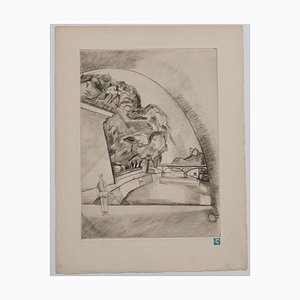 Pierre Guastalla, Storm, Mid-20th Century, Etching