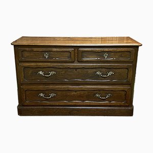 Louis X Style Oak Chest of Drawers, 1950s