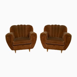 Lounge Chairs by William Ulrich, 1940s, Italy, Set of 2