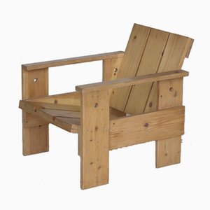 Fauteuil Crate par Gerrit Rietveld pour Gerard van de Groenekan, 1970s