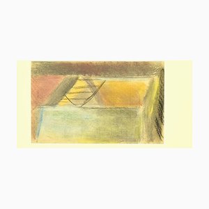 Unknown, The Secret Ladder, Original Pencil and Pastel on Paper, 1880er