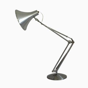 Lampe de Bureau Industrielle Ajustable avec Abat-Jour en Aluminium, 1970s
