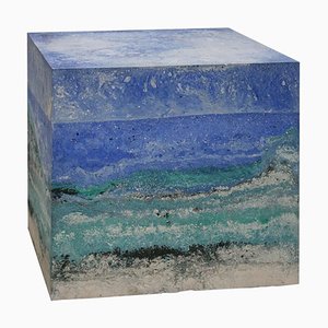 Model Core 19 Spanish Stuccoed Marble Side Table