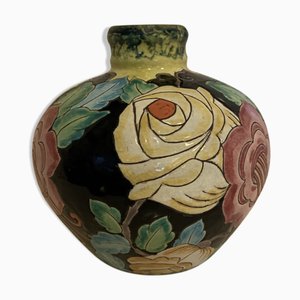 Ball Vase von Charles Catteau für Boch Frères, 1930er