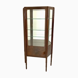 Französische Vintage Art Deco Vitrine, 1930er