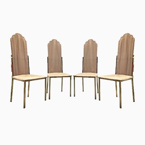 Vintage Dining Chairs by Alain Delon, Set of 4