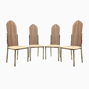 Vintage Dining Chairs by Alain Delon, Set of 4