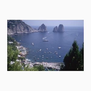 Slim Aarons, Capri Bay Oversize C Print Framed in White