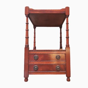 Vintage English Mahogany Side Table