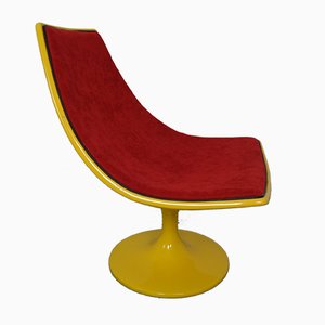 Italian Fiberglass Swivel Chair, 1960s
