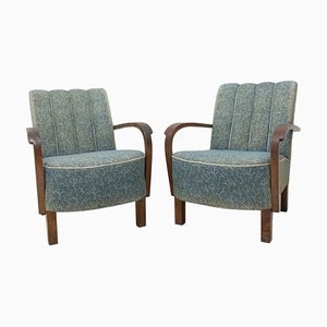 Bentwood Armchairs by Jindřich Halabala for Up Závody, 1930s, Set of 2