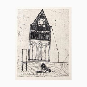 Franco Gentilini, the Cathedral, Original Offset, 1970s