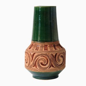 Italian Sgraffito Vase from Fratelli Fanciullacci, 1960s
