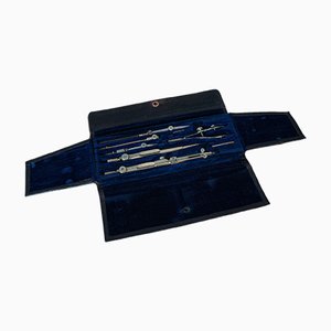 Englisches Vintage Landvermesser-Set, 1930er