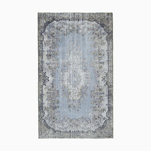 Grey Overdyed Handmade Wool Large Rug