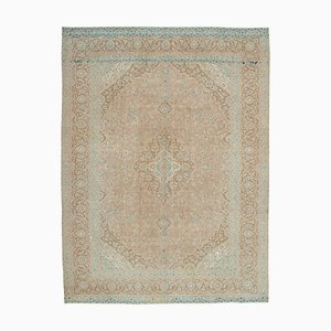 Beige Anatolien Contemporary Knotted Vintage Large Carpet Carpet