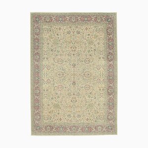 Beige Anatolian  Traditional Hand Knotted Large Vintage Carpet