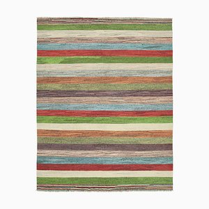 Tapis Kilim Flatwave Multicolore Façon Main Laine Décorative