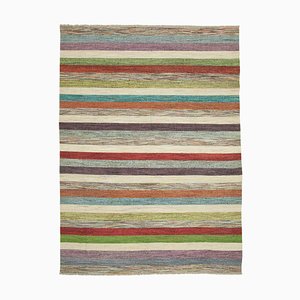 Multicolor Handwoven Decorative Flatwave Large Kilim Carpet