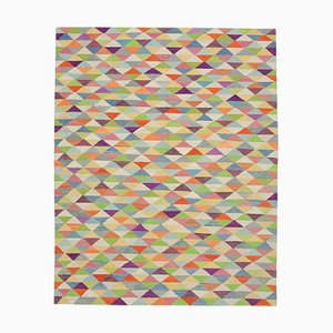 Tappeto Kilim fatto a mano in lana multicolore, Turchia