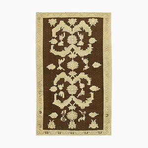 Handgeknüpfter orientalischer handgewebter Stammes- Vintage Teppich aus Wolle