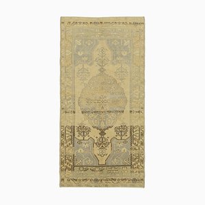 Handgeknüpfter orientalischer handgewebter Stammes- Vintage Teppich aus Wolle