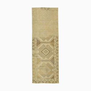 Handgewobener anatolischer Handgeknüpfter Stammes- Vintage Teppich aus Wolle