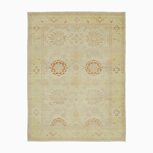 Tapis Oushak Beige Tissé Main, Turquie